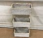 Open Box: Quinn Tiered Wall Storage Rack (30" x 14") - White Washed