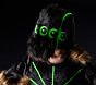 Glow-In-The-Dark Black Tarantula Halloween Costume