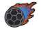 Flaming Soccer Ball