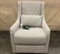 Open Box: Merced Deluxe Power Swivel Recliner - Performance Melange Boucle Light Gray