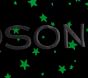 Anywhere Beanbag™, Navy Glow-in-the-Dark Scattered Stars