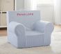 Anywhere Chair®, Chambray Blue Oxford Stripe Slipcover Only