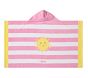 Sunshine Stripe Kid Beach Hooded Towel UPF 50+