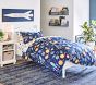 Solar System Glow-in-the-Dark Cotton Duvet Cover &amp; Shams