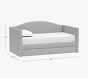 Carter Camelback Upholstered Daybed with Trundle