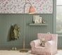 Julia Berolzheimer Ruched Linen Floor Lamp (60")
