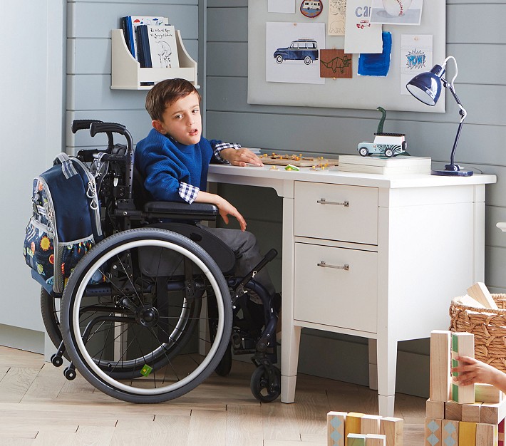 ⚠*︎様 【7/27まで】Pottery Barn Kids デスク（グレー） Morgan Accessible Desk (53
