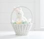 Open Box: White Sabrina Easter Basket, Small (12"Diam. x 15"H) - White