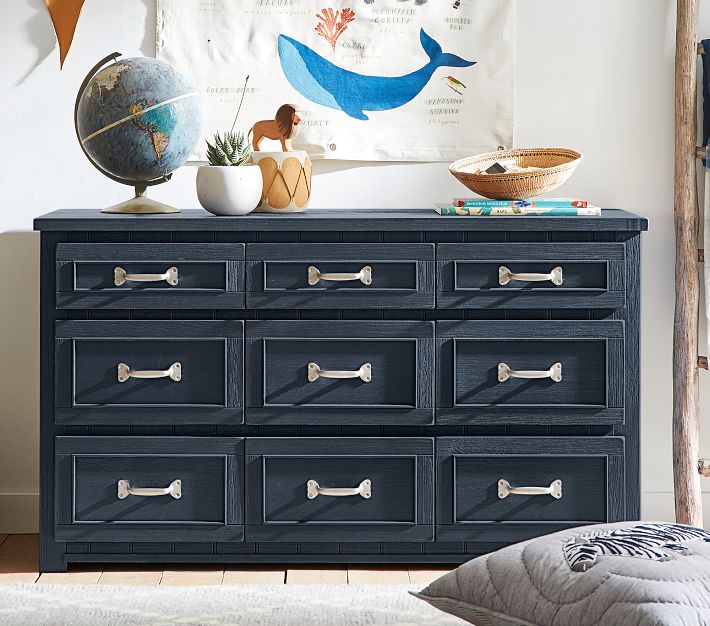 pottery barn blue dresser Belden Extra-Wide Dresser, Blue/Weathered Navy Color:Magenta*