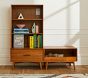 west elm x pbk Mid-Century 1 Hutch &amp; 1 Drawer Base Wall Storage System