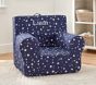 Kids Anywhere Chair®, Navy Glow-in-the-Dark Scattered Stars