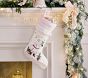Pink Quilted Christmas Stocking Collection