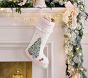 Pink Quilted Christmas Stocking Collection