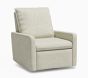 Open Box: Paxton Swivel Power Recliner - Performance Heathered Basketweave Alabaster White