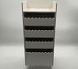 Open Box: Penny Rolling Cart (12"W x 27.5"H) - Simply White