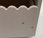 Open Box: Penny Rolling Cart (12"W x 27.5"H) - Simply White