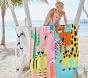 Silly Palm Beach Kid Beach Towel UPF 50+