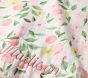 Paisley Peach Oversized Organic Muslin Baby Blanket