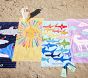 Rainbow Shark Kid Beach Towel UPF 50+