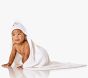Wildflower Butterfly Embroidered Baby Hooded Towel