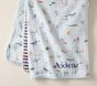 Under The Sea Oversized Organic Muslin Baby Blanket