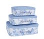 LoveShackFancy Blue Damask Floral Mackenzie Packing Cubes