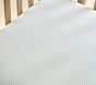 Oxford Stripe Organic Cotton Crib Fitted Sheet