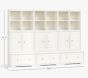 Ava Regency 3 x 3 Cabinet &amp; Cubby Wall Storage System