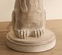 Carved Wood Bunny Table Lamp (18")