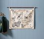 Chris Loves Julia Embroidered Dogs Linen Tapestry