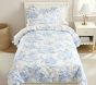 LoveShackFancy Damask Ruffle Cotton Duvet Cover &amp; Shams