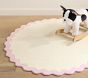 Wave Border 5' Round Rug