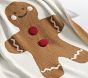 George Gingerbread Fuzzy Kid Throw Blanket