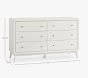Riley 6-Drawer Dresser (56w x 20d")