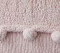 Recycled Sherpa Pom Pom Kid Throw Blanket