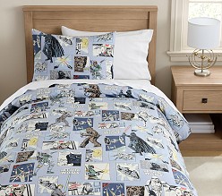 <i>Star Wars</i>™ Heritage Glow-in-the-Dark Cotton Duvet Cover & Shams