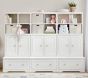 Ava Regency 3 x 3 Cabinet &amp; Cubby Wall Storage System