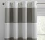Open Box: Preppy Rugby Stripe Cotton Grommet Blackout Curtain