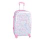 Heart Tie Dye Pink Mackenzie Hard Sided Luggage