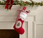 Quilted Ruffle Cuff Christmas Stocking Collection