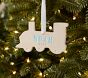 Personalized Train Shaped Ornament