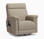 Open Box: Dream Deluxe Power Swivel Recliner with Heat &amp; Massage - Performance Melange Boucle Flax