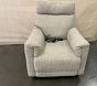 Open Box: Dream Deluxe Power Swivel Recliner with Heat &amp; Massage - Performance Melange Boucle Flax
