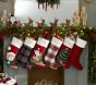 Classic Velvet Christmas Stocking Collection
