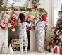 Holly Jolly Santa Flannel Kid Pajama Set