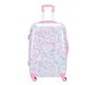 Heart Tie Dye Pink Mackenzie Hard Sided Luggage