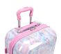 Heart Tie Dye Pink Mackenzie Hard Sided Luggage