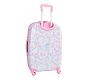 Heart Tie Dye Pink Mackenzie Hard Sided Luggage