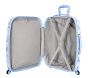 LoveShackFancy Blue Damask Floral Mackenzie Hard Sided Luggage