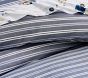 Arlo Stripe Reversible Organic Duvet Cover &amp; Shams